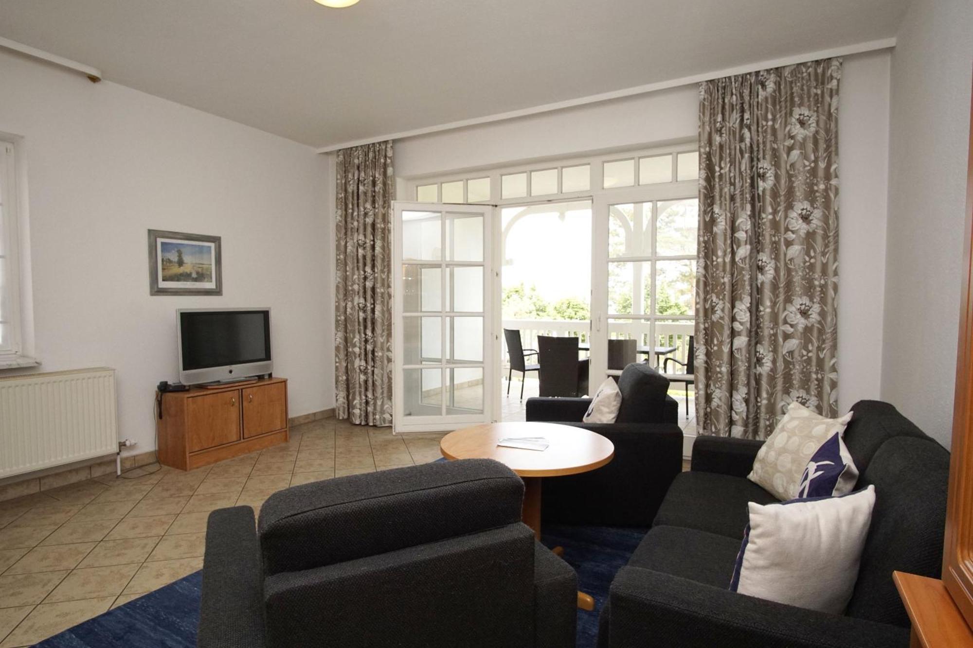 Aparthotel Ostsee Fewo 6 Balkon, Meerblick, Strand Binz Exterior foto