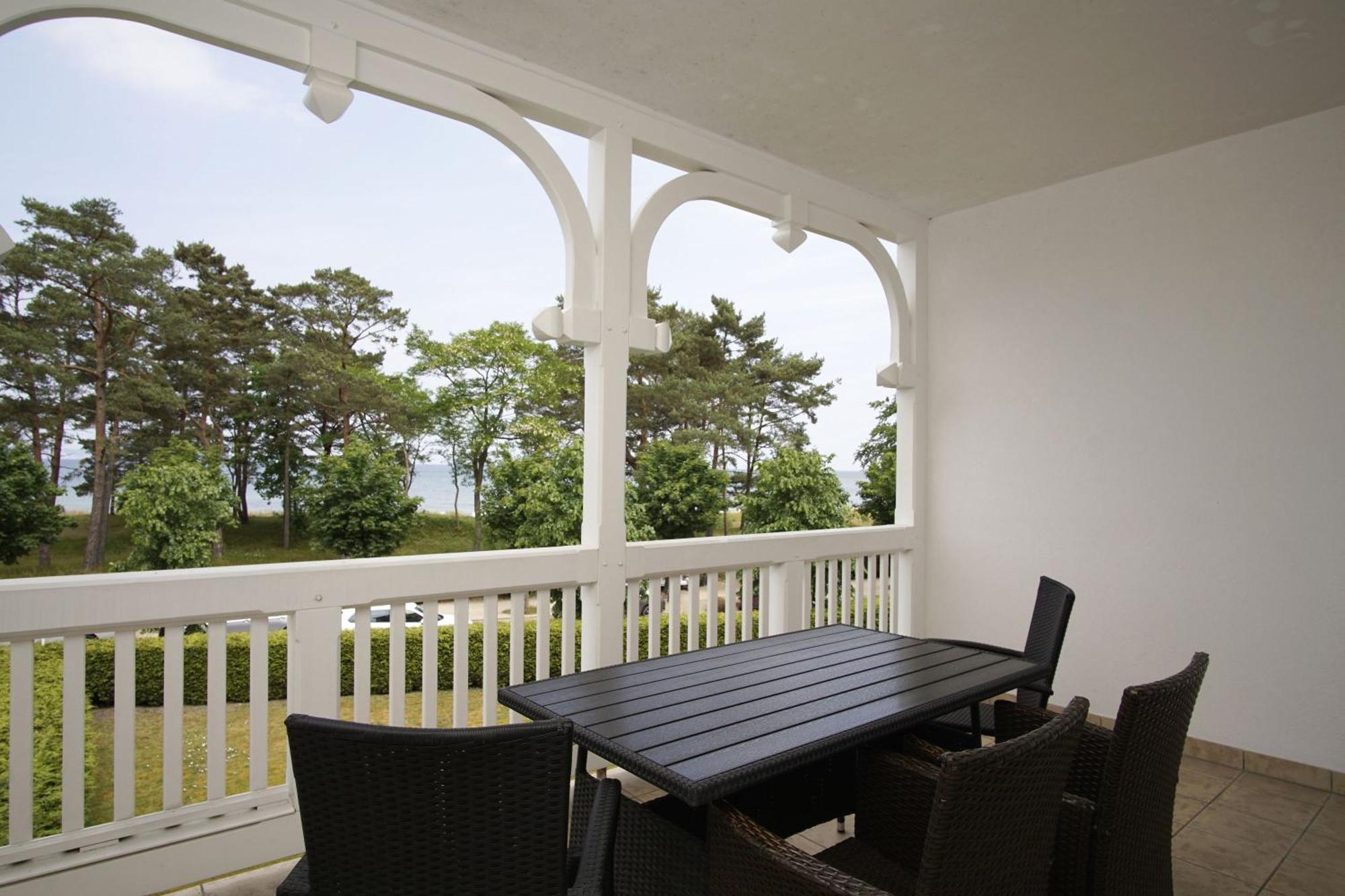 Aparthotel Ostsee Fewo 6 Balkon, Meerblick, Strand Binz Exterior foto
