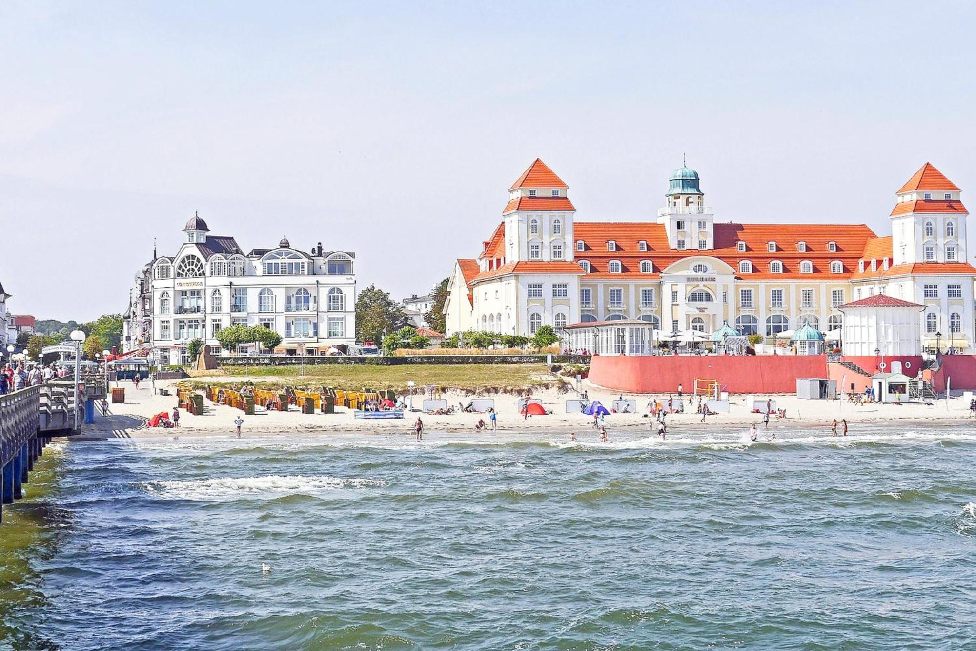 Aparthotel Ostsee Fewo 6 Balkon, Meerblick, Strand Binz Exterior foto